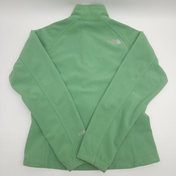 North Face Jacket Women S Green Full Zip Soft Shell Fleece Lined Winter Gorpcore - Picture 6 of 11